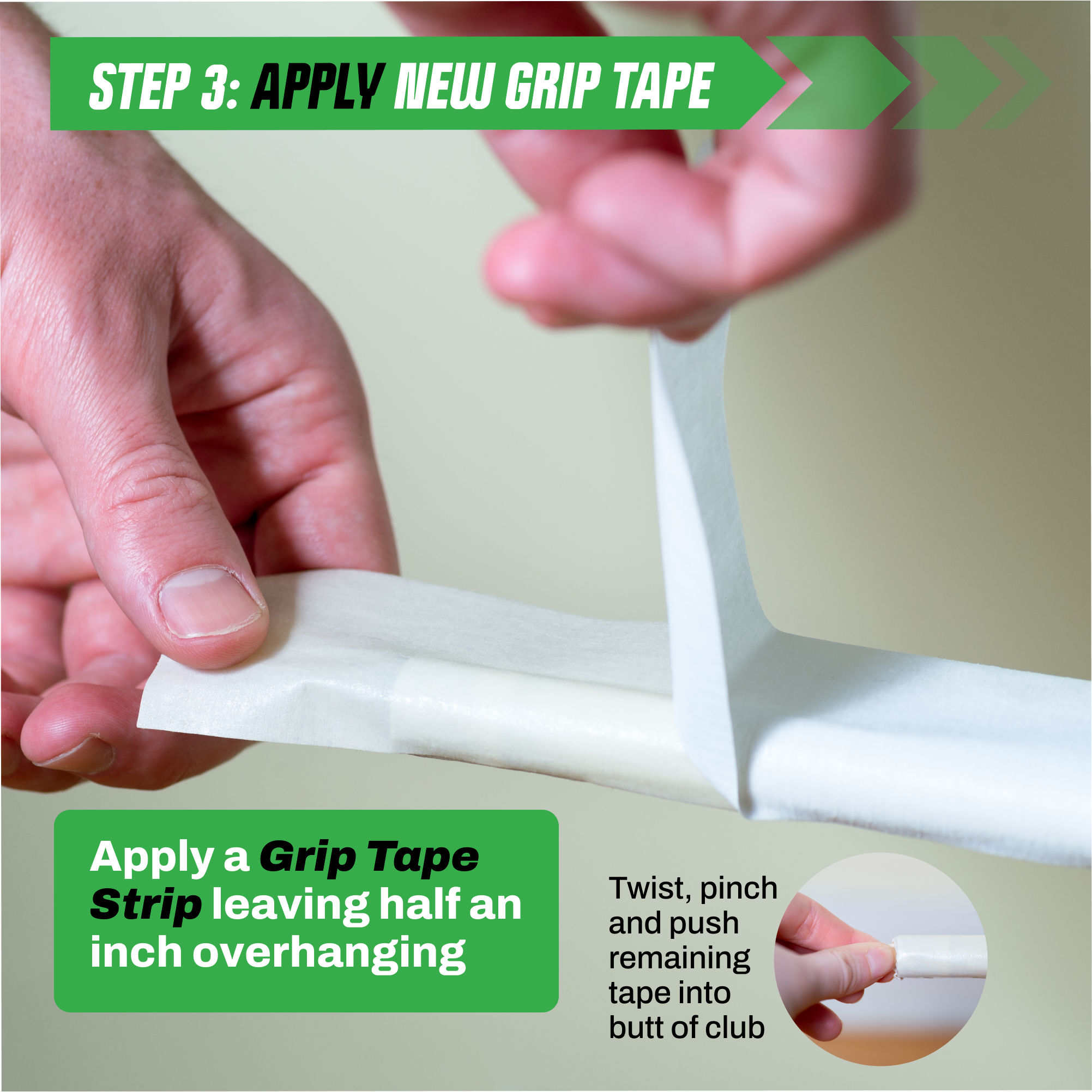 How to Regrip a Golf Club part 3