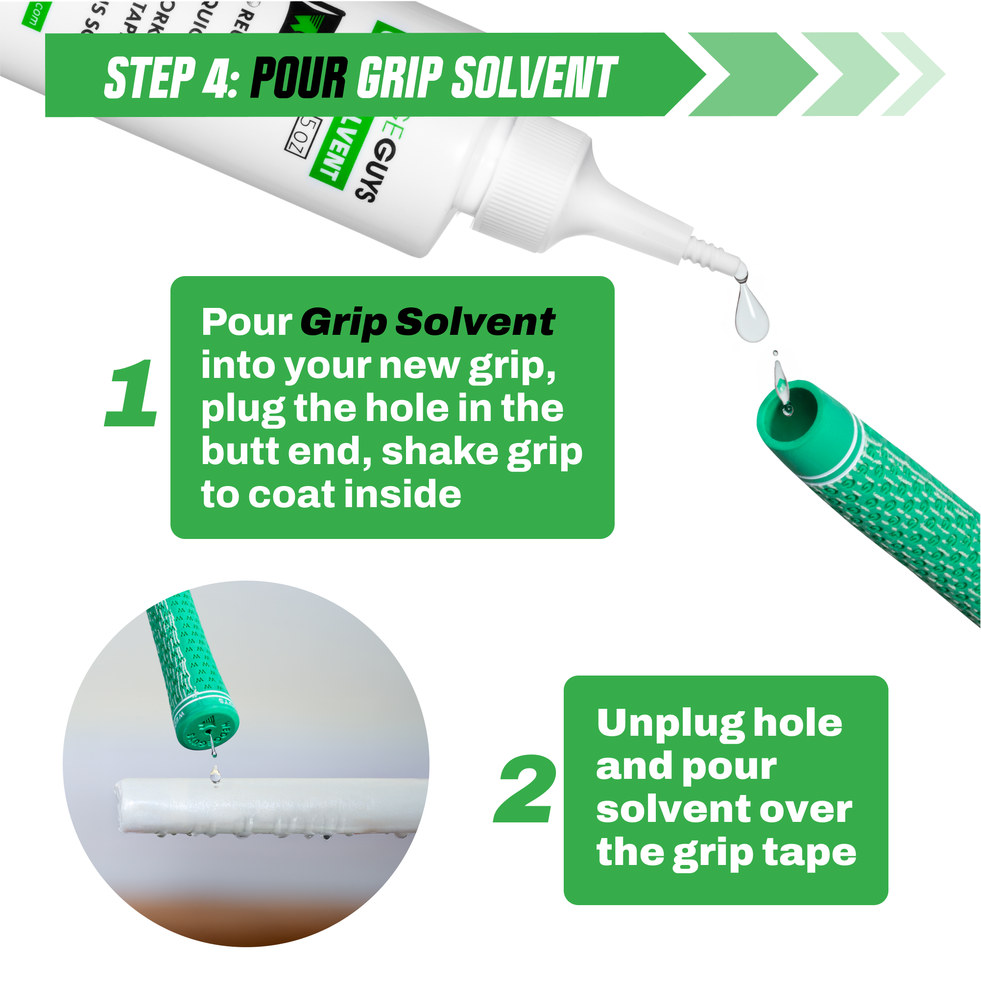 How to Regrip a Golf Club part 4