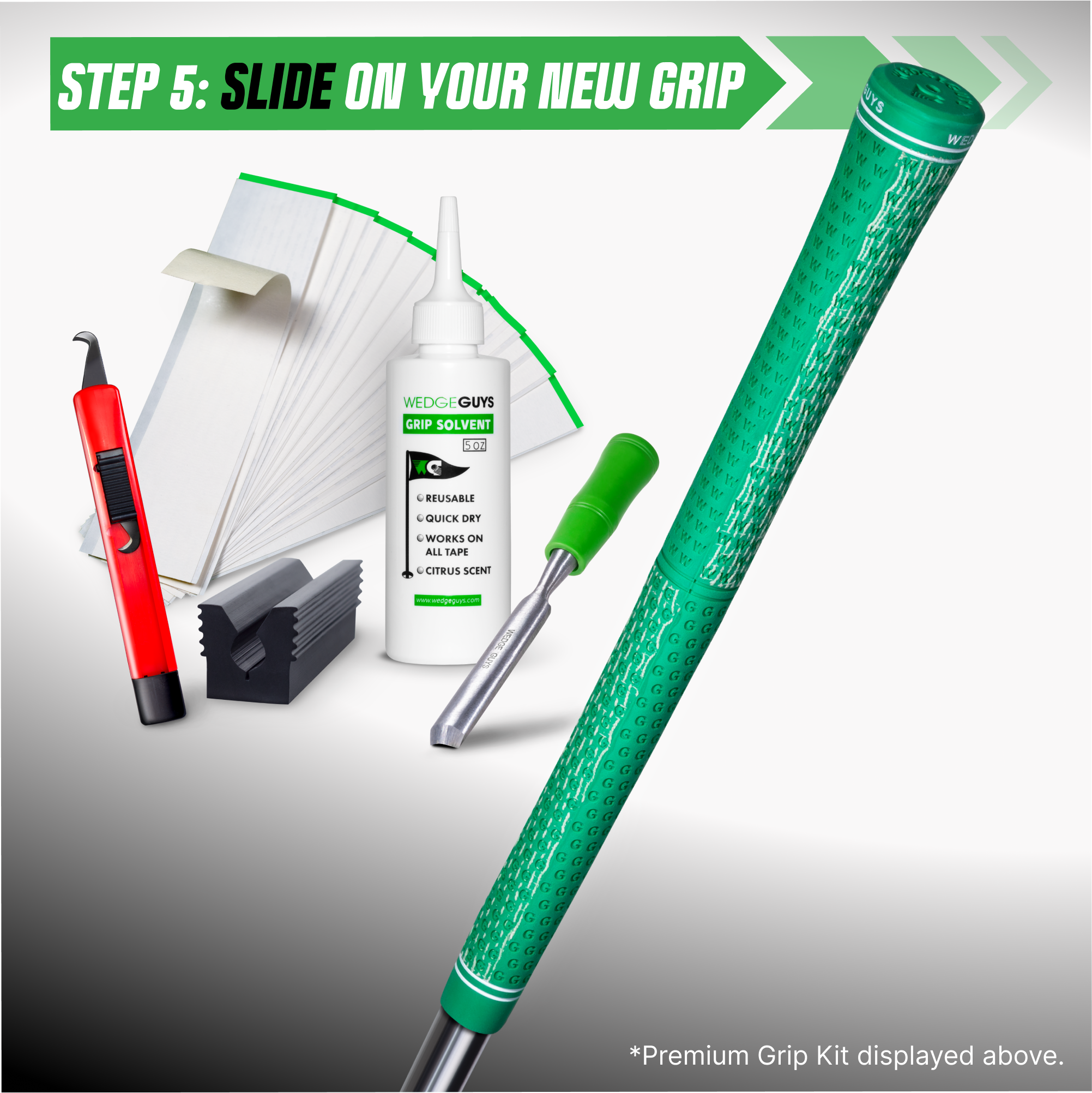 How to Regrip a Golf Club part 5