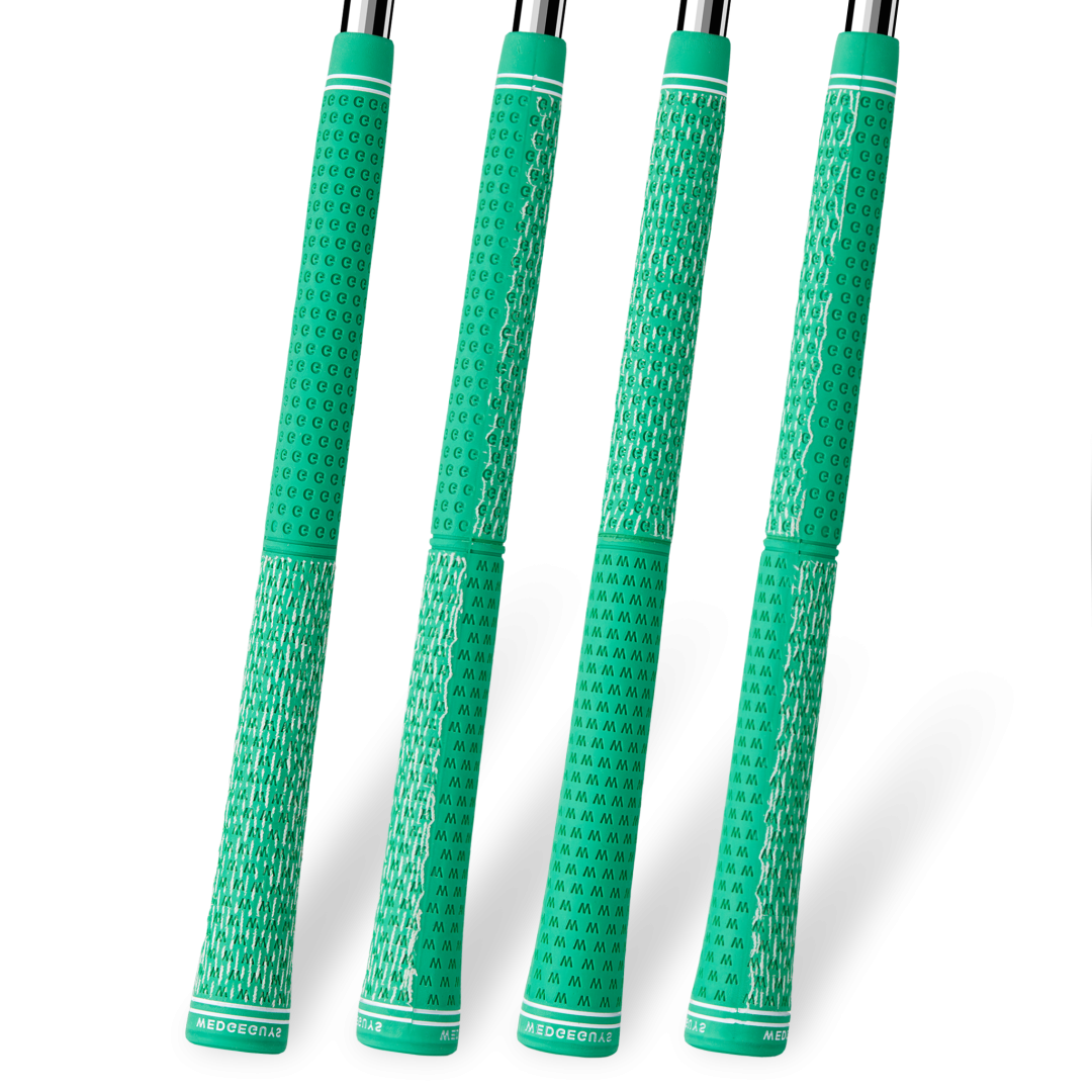 Wedge Guys DC Tour Golf Grip 360 Degrees of installation (Green).